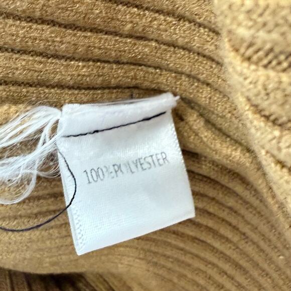 Aly Daly Tan Ribbed Stretch Knit Sweater Women’s (Approx. Size Small) - Picture 4 of 5